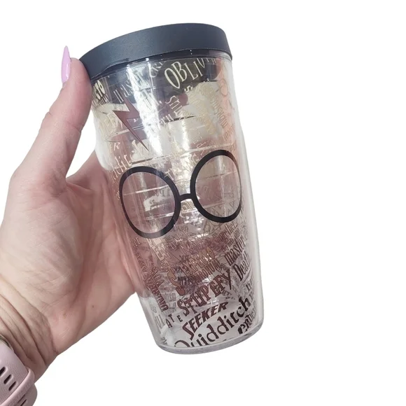 Tervis Harry Potter Tumbler With Lid, Glasses And Scar, 16 Oz, Clear - Picture 3 of 5